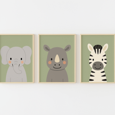 Tableau trio savana