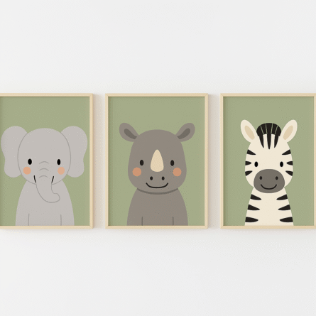 Tableau trio savana