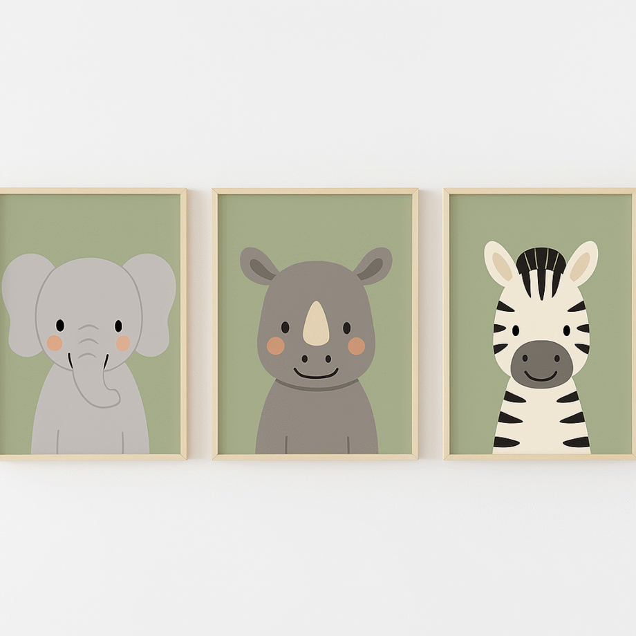 Tableau trio savana